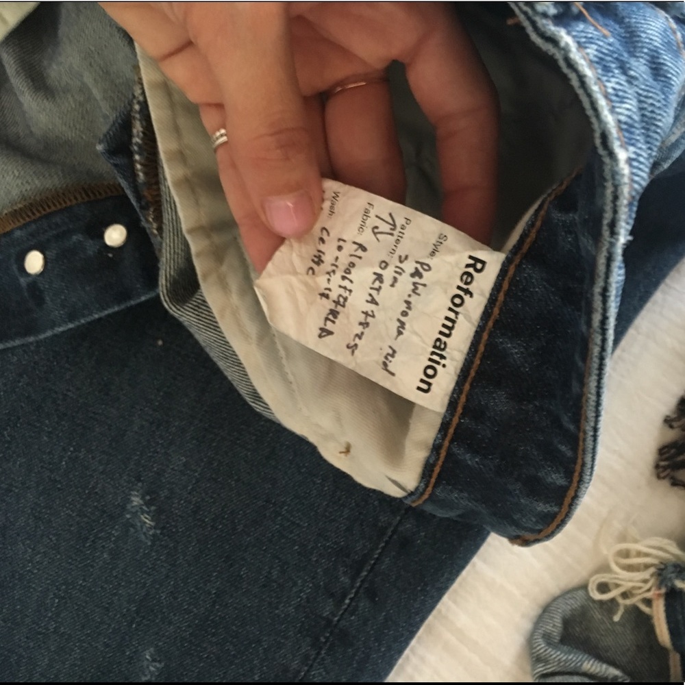 SOLD ON EBAY New reformation Winona mid slim jeans - Picture 7 of 8
